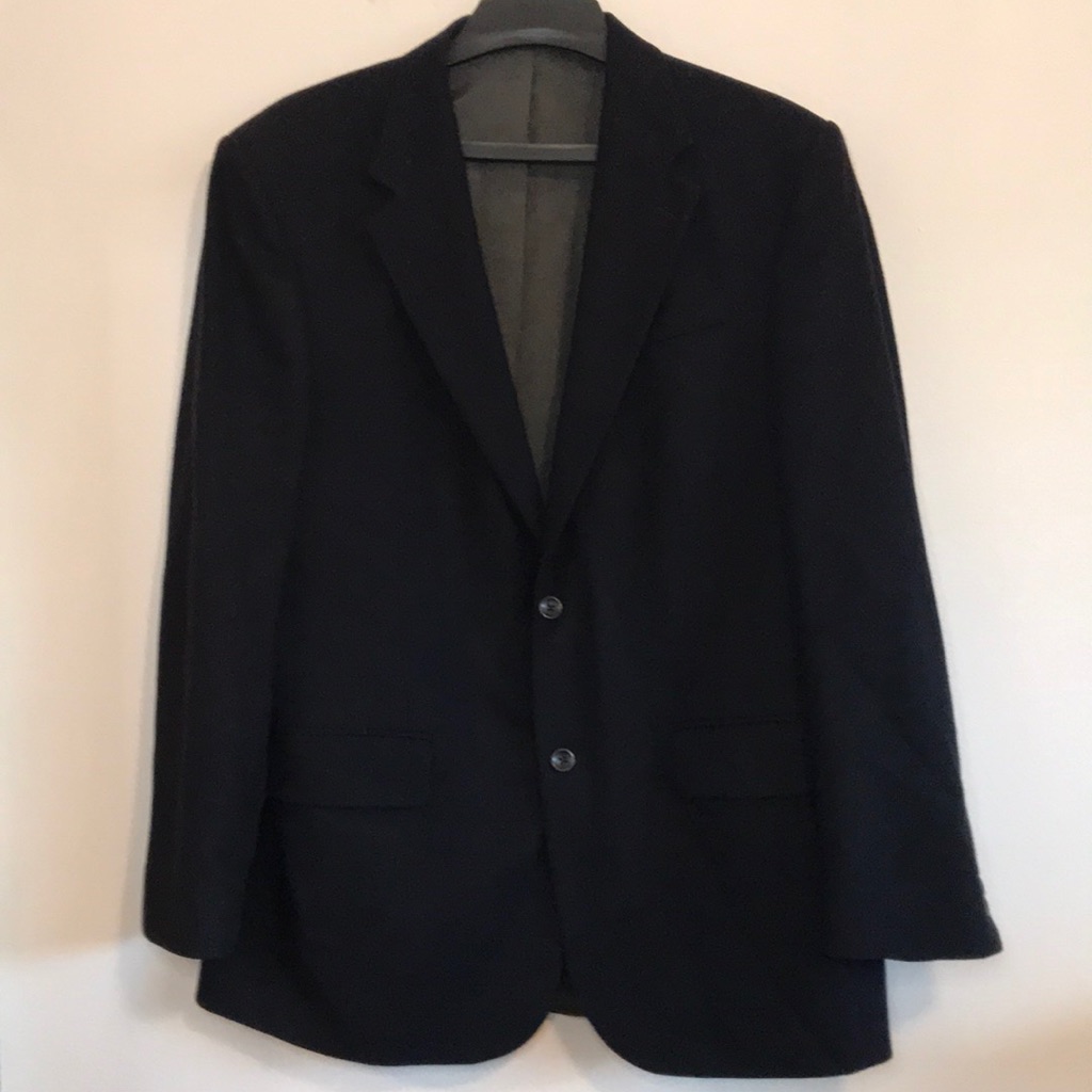 Oscar De La Renta Black Blazer Size 44l
